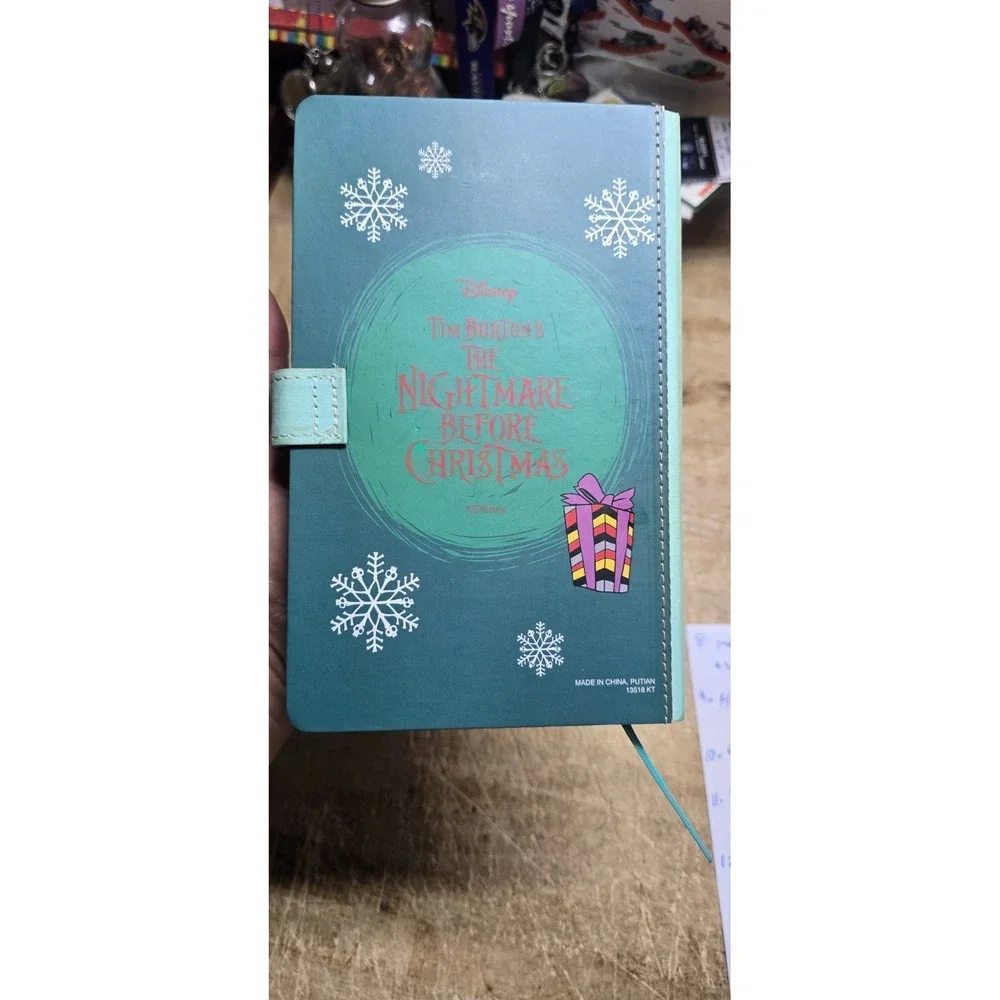 Nightmare Before Christmas Journal Scary & Bright Used 2018 Tim Burton Disney